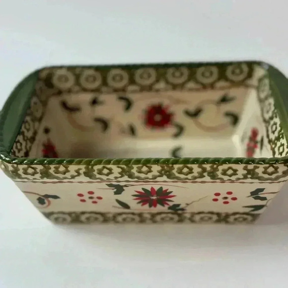 Temp-tations by Tara Old World Christmas Mini Loaf Dish 6 3/4” 12 oz - Picture 2 of 5